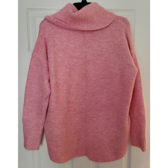 LOFT Size M Cowl Neck Tunic Sweater - Picture 2 of 3